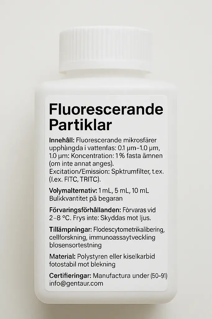 Carboxyl Fluorescent Particles, Sky Blue, 0.5%w/v, 5.0-5.9µm, 2mL